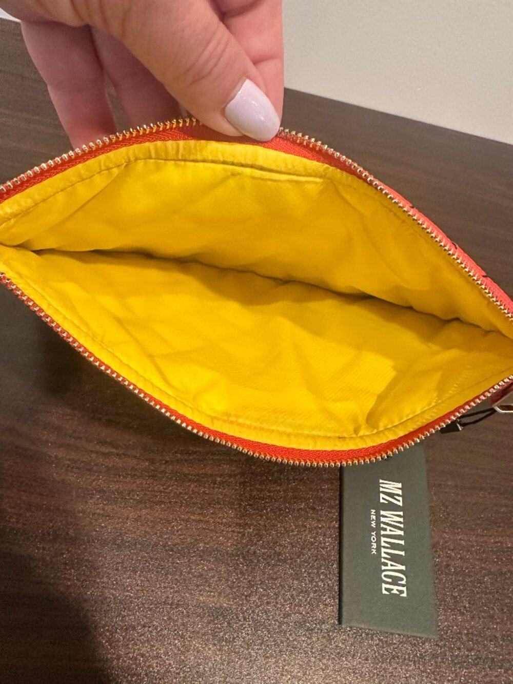 MZ WALLACE AVERY W/ CORNERS POUCH – LIMITED EDITION RAINBOW PRINT | XS | NWT - Picture 7 of 10